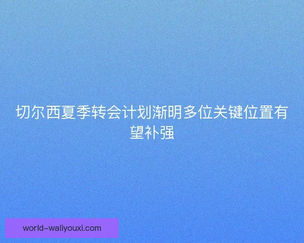 切尔西夏季转会计划渐明多位关键位置有望补强 切尔西夏季转会计划渐明多位关键位置有望补强